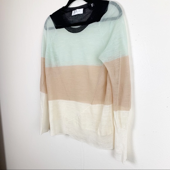 A.L.C. Cole rugby stripe wool long sleeve top - Picture 4 of 11